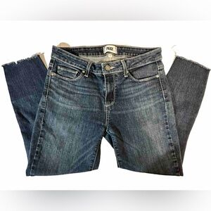 PAIGE Verdugo Ankle‎ Jamila Distressed Washed Jeans Size 30 Pre-owned